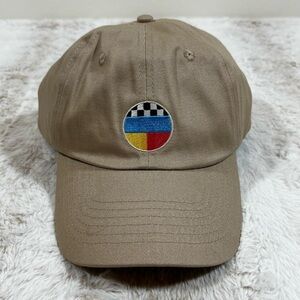 CLSC Dad Hat Beige Cotton Baseball Cap Adjustable Strapback